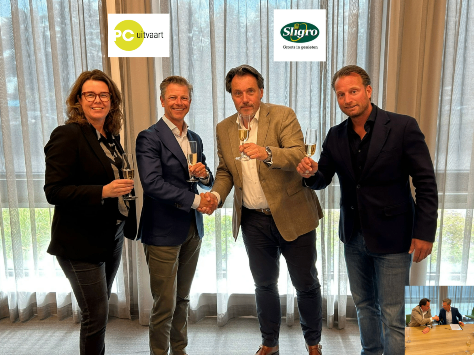 PC Uitvaart en Sligro samenwerkingsovereenkomst